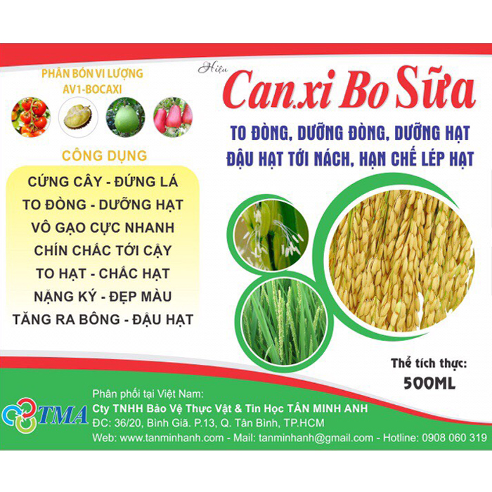 CANXI BO SỮA 500ml